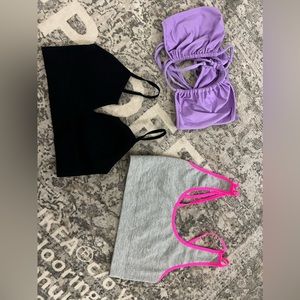 BUNDLE: three mini tanks. All XS/S